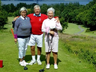 Peter and the guys from Abergele Golf Club