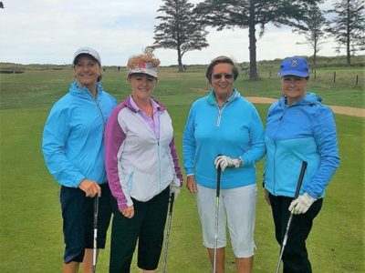 Sarah and ladies from Southerndown Golf Club