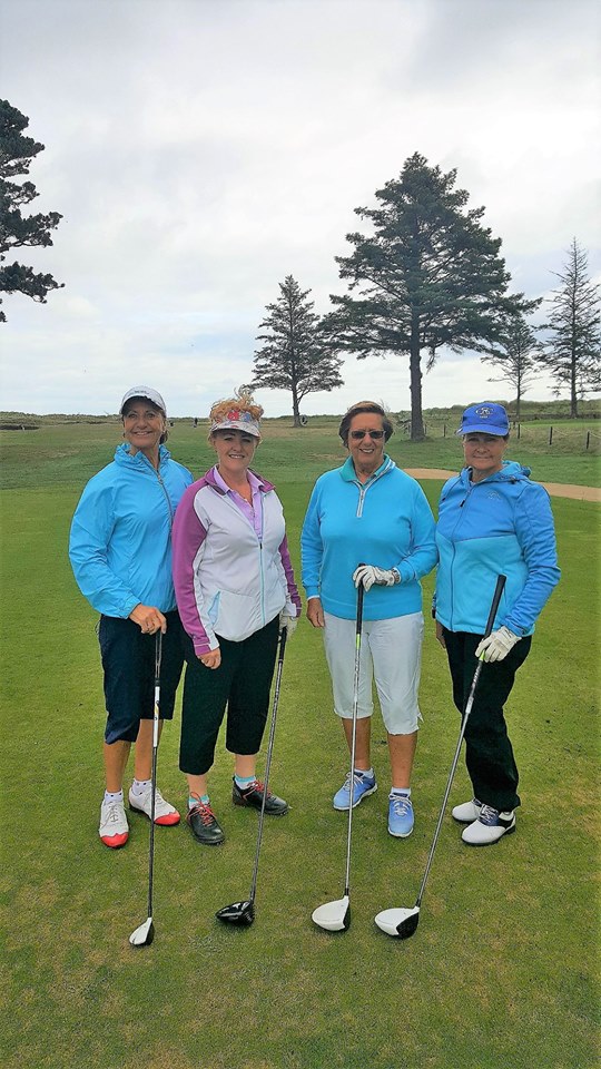 Sarah and ladies from Southerndown Golf Club