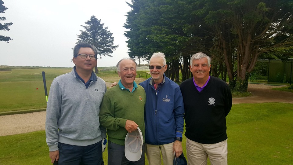 Clive and the chaps over from Cardigan Golf Club